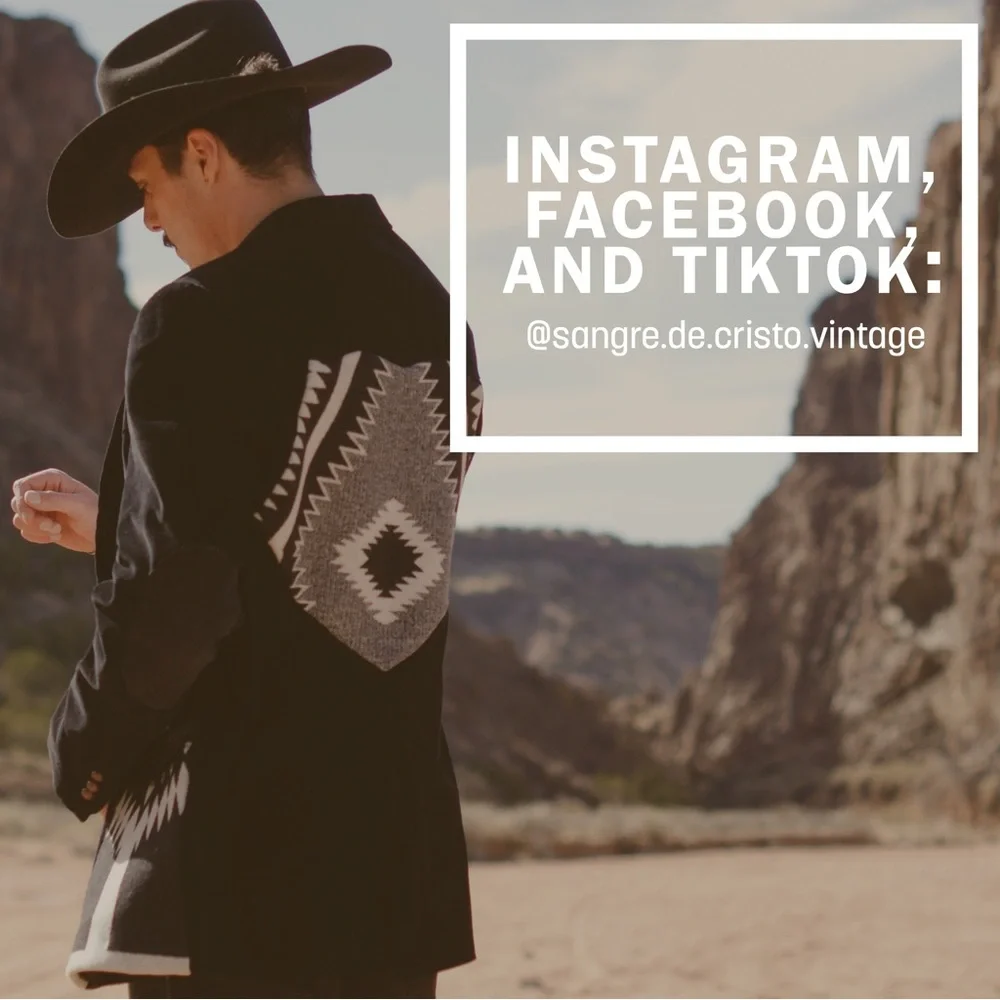 Vintage Silk Southwestern Vest Mens Orange Black Navajo Western Cowboy Chevron - Picture 10 of 10